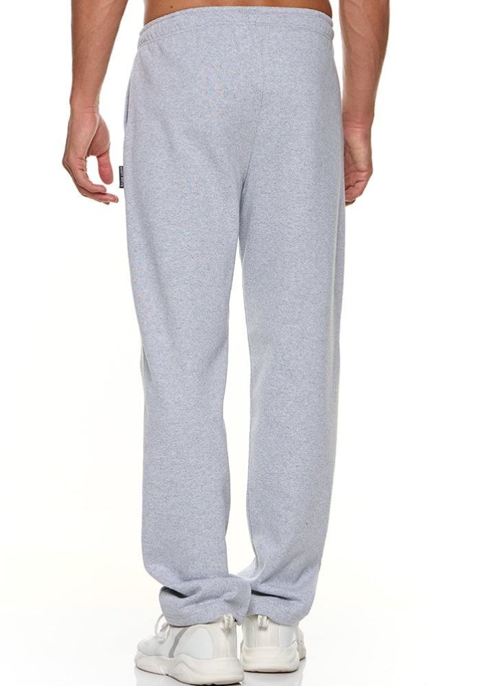 19960 Ανδρικό παντελόνι bodymove ίσιο Γκρι