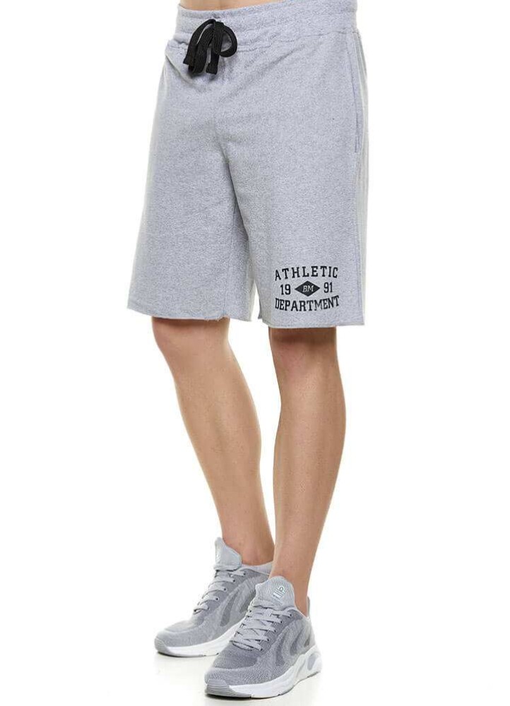 19880 Βερμούδα bdmv με πλαϊνές τσέπες Γκρι