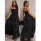 0365 Μάξι φόρεμα Strapless Classic Μαύρο
