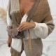 21459 Ζακέτα πλεκτή Long blazer Μπεζ
