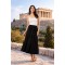 22194 Φούστα Viscose Μαύρο
