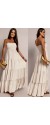 0365 Μάξι φόρεμα Strapless Classic Μπεζ