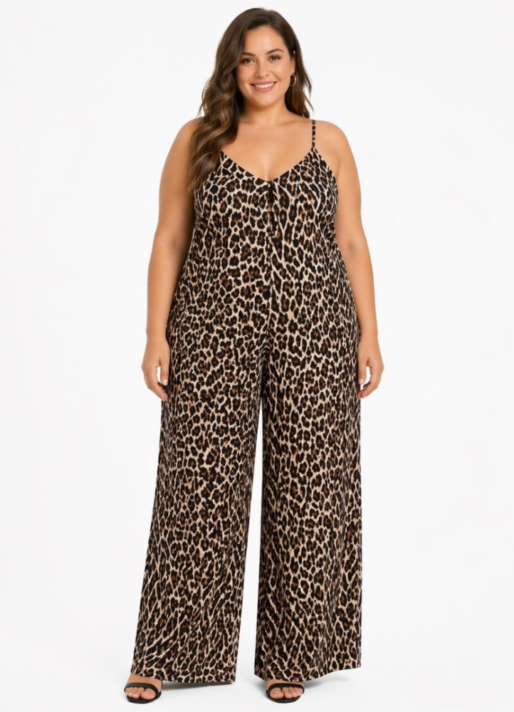 0656 ολόσωμη  φόρμα Plus Size