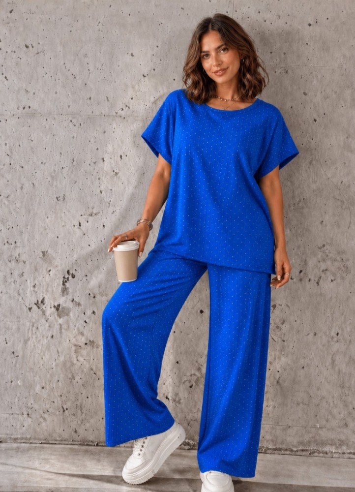 12891 Σετ φόρμα  Strass Plus Size