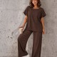 12891 Σετ φόρμα  Strass Plus Size