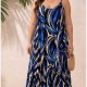 0453 Μάξι φόρεμα Plus size