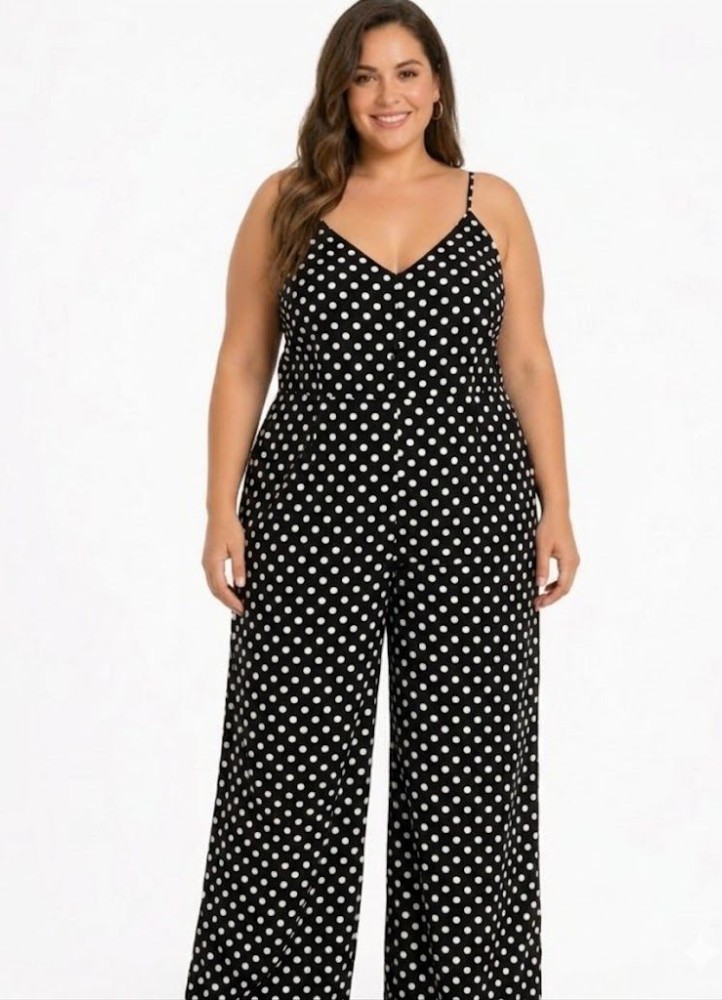 0656 ολόσωμη  φόρμα Plus Size