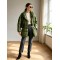 21335 Μπουφάν Street Style Χακί