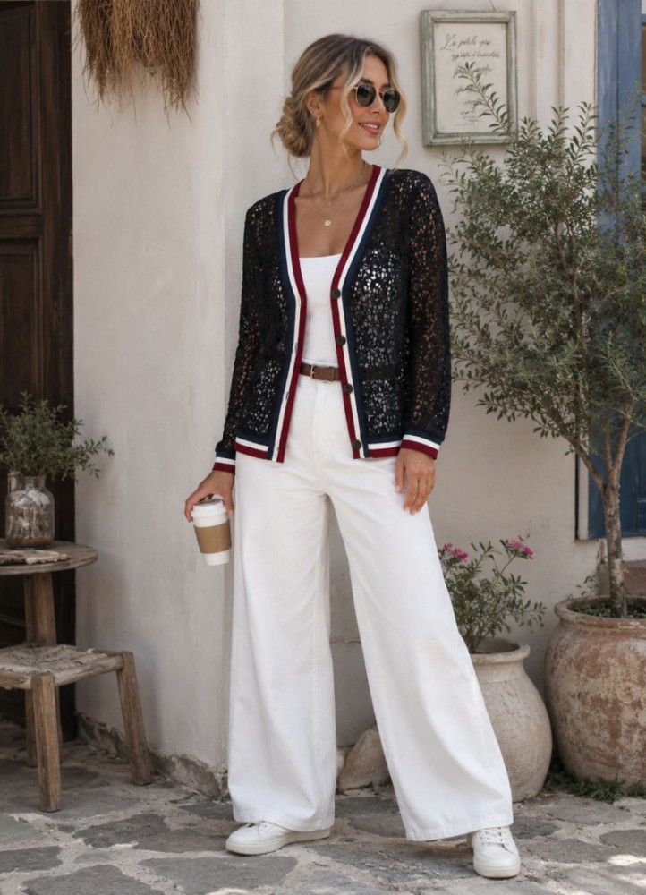 21320 Πανωφόρι C-Through Lace Style Μαύρο
