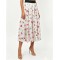 22100 Midi Φούστα Prints Λευκό