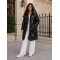 21300 Μπουφάν Street Style Μαύρο