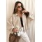 21297 Jacket τύπου σουέτ Μπεζ