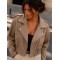 21279  Jacket δερματίνη Μπεζ