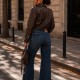 21279  Jacket δερματίνη Καφέ