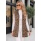 21258 Αμάνικο μπουφάν Leopar Style Καφέ
