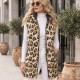 21258 Αμάνικο μπουφάν Leopar Μαύρο-Μπεζ