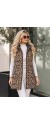 21258 Αμάνικο μπουφάν Leopar Style Καφέ