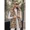 21258 Αμάνικο μπουφάν Leopar Μαύρο-Μπεζ