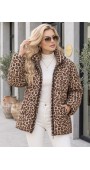 21259 μπουφάν Leopar Style Κάμελ