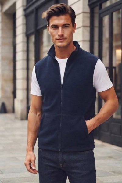 19440 Αμάνικο fleece Wide Μπλε