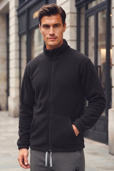 19400 Ζακέτα fleece Μαύρο