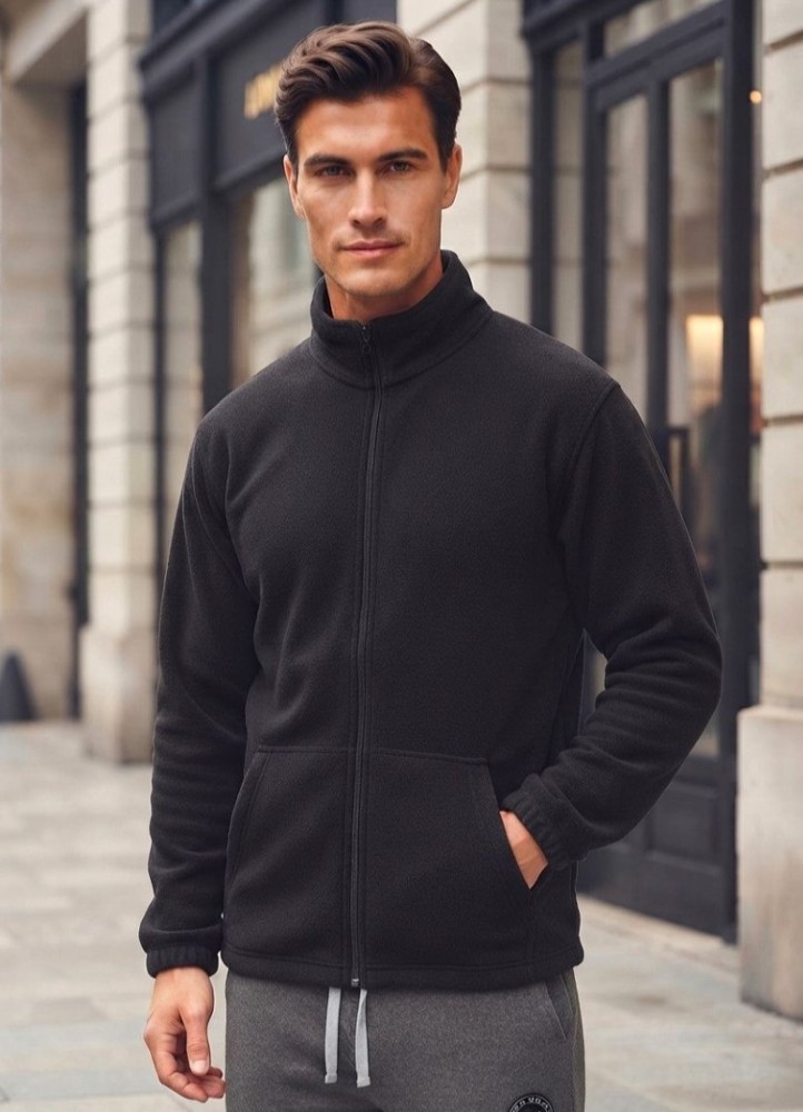 19400 Ζακέτα fleece Μαύρο
