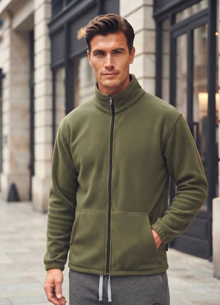 19400 Ζακέτα fleece Χακί