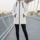 21255 Μπουφάν Urban Street Style Λευκό