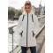 21255 Μπουφάν Urban Street Style Λευκό