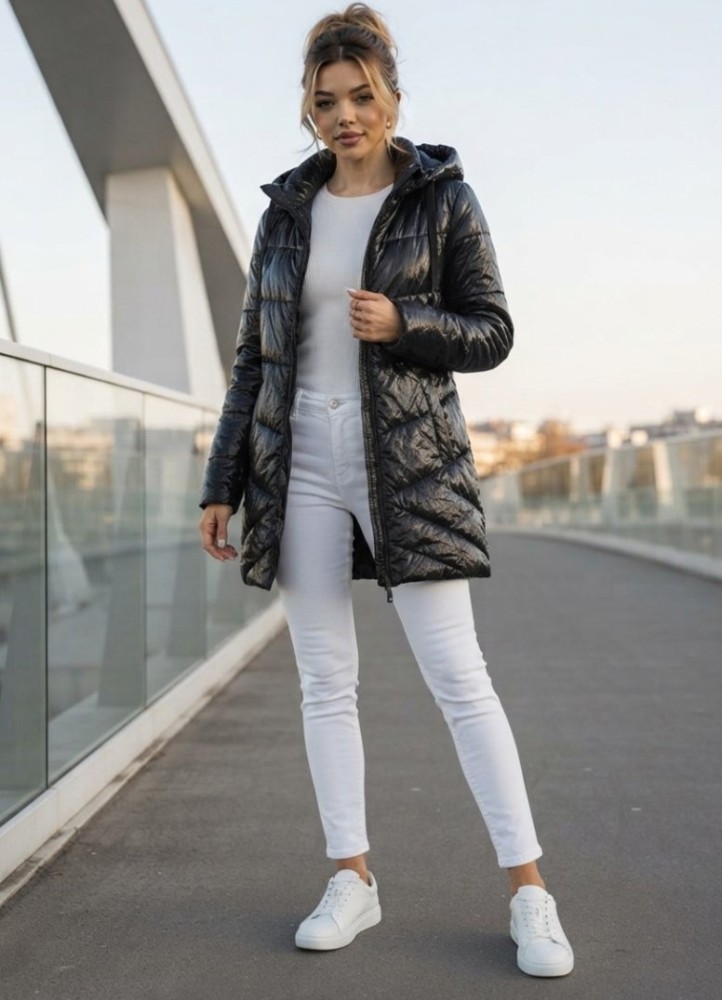 21255 Μπουφάν Urban Street Style Μαύρο