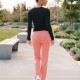 19634 Παντελόνι φόρμα ίσιο Σάπιο μήλο