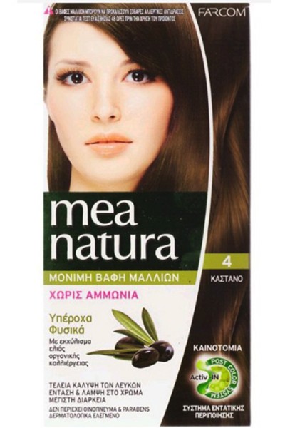 18688 Farcom Βαφή Mea Natura 4-ΚΑΣΤΑΝΟ