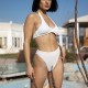 1562 Μπικίνι HighWaist Λευκό
