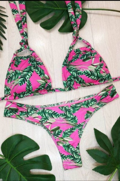 1567 Μαγιό Μπικίνι Pink Summer